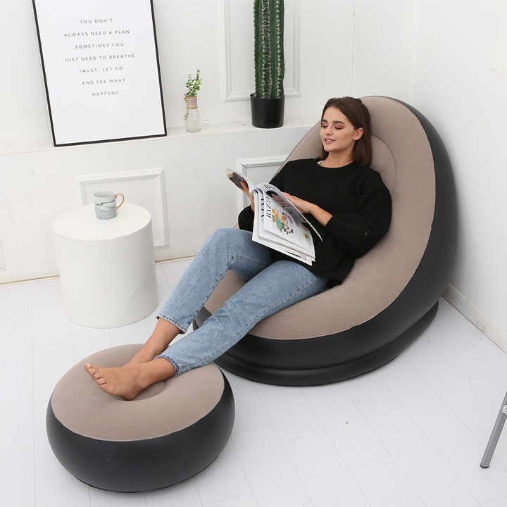 Inflatable Lounge Seat with footrest - Image 3