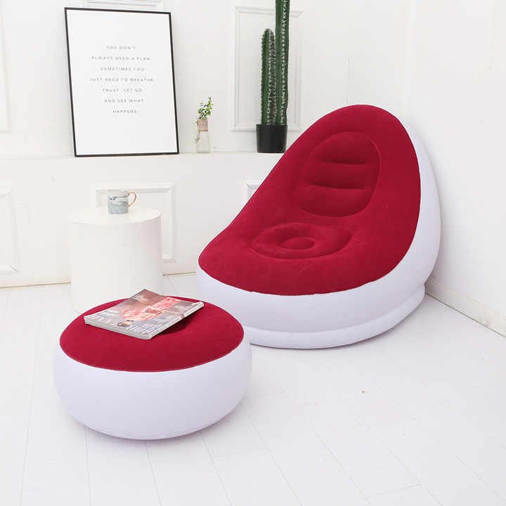 Inflatable Lounge Seat with footrest - Image 2
