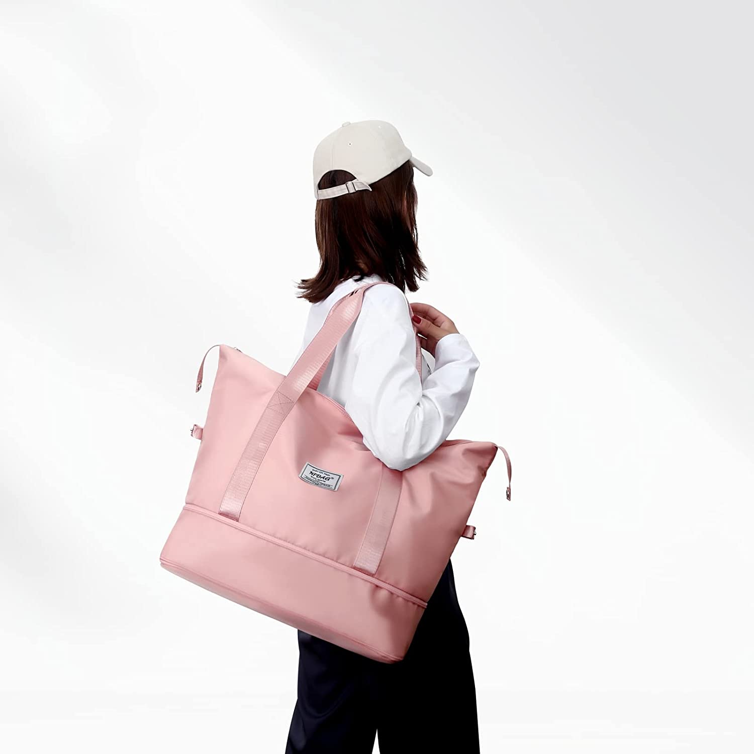 Expandable waterproof Duffel Tote Bag for women - Image 5