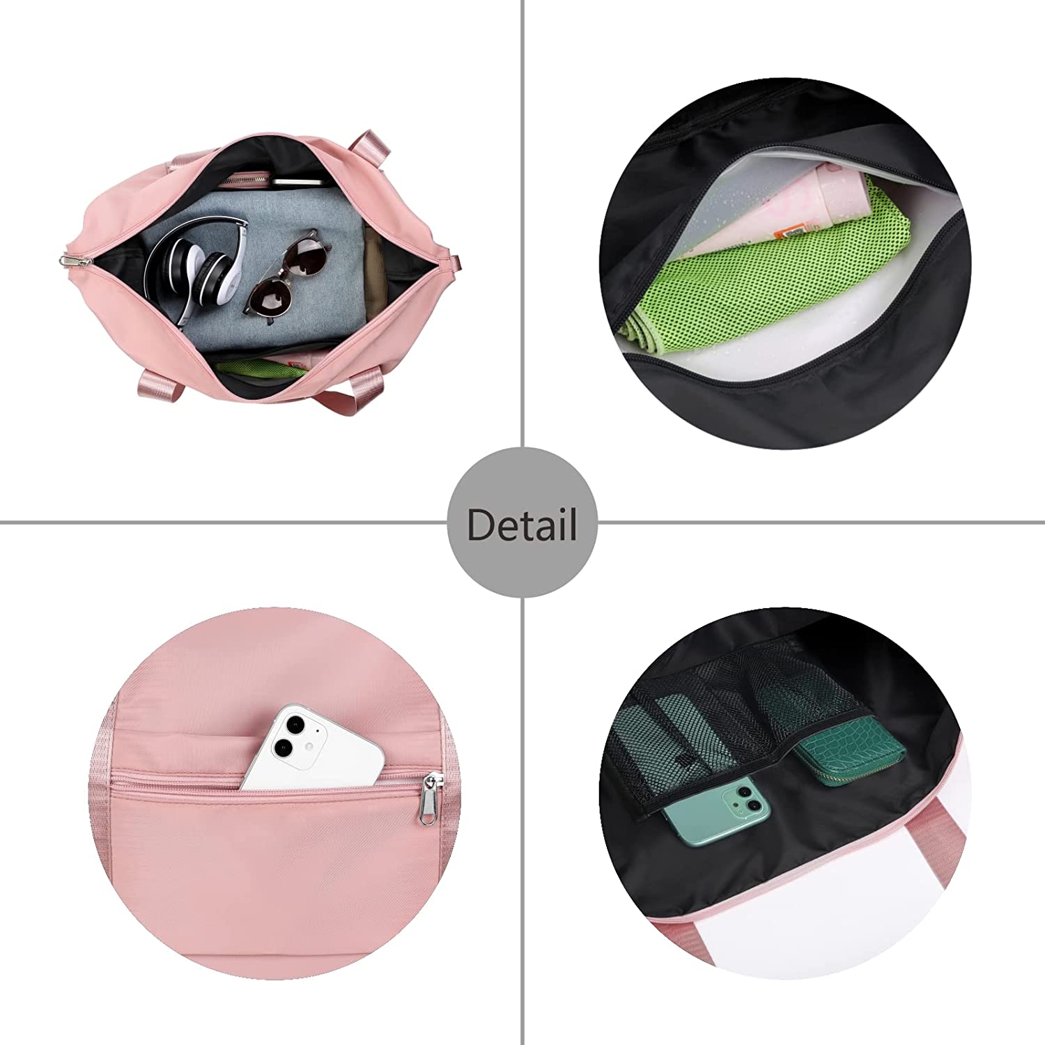 Expandable waterproof Duffel Tote Bag for women - Image 4