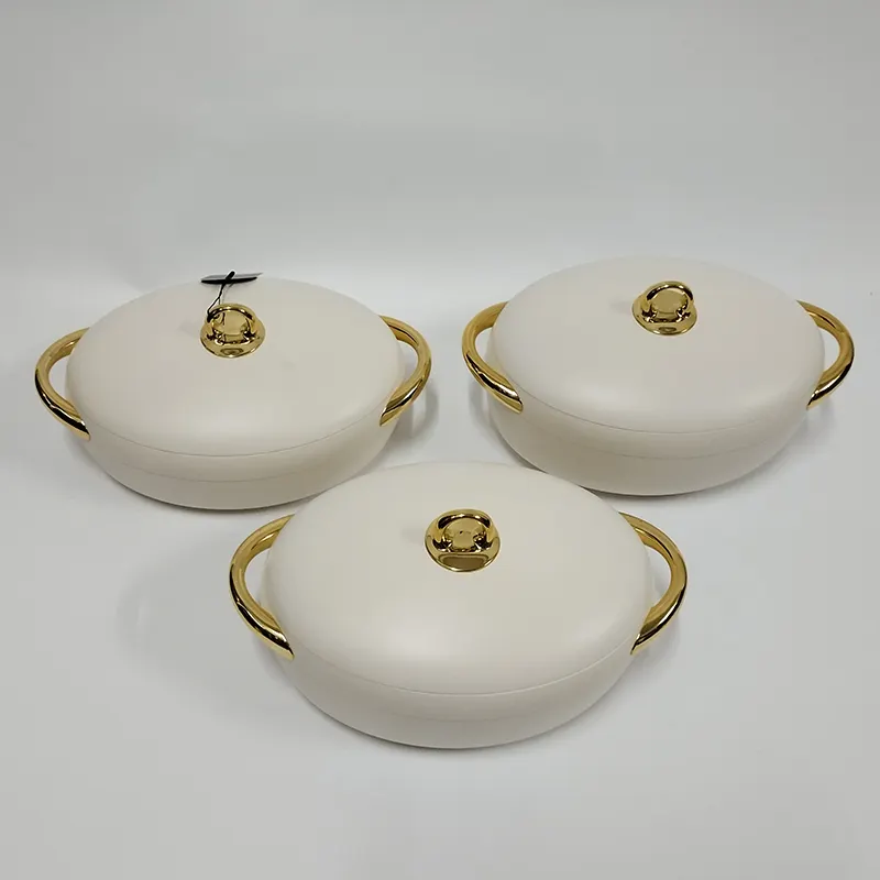 Insulated luxurious 3pcs casserole hotpots - Image 2