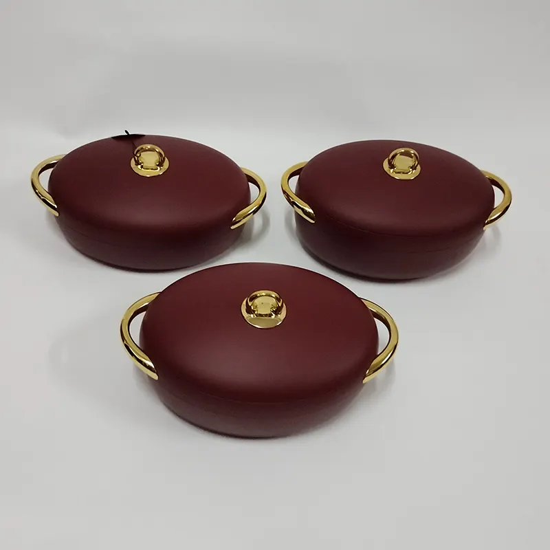 Insulated luxurious 3pcs casserole hotpots