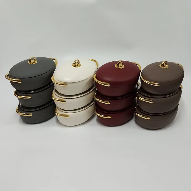 Insulated luxurious 3pcs casserole hotpots - Image 5